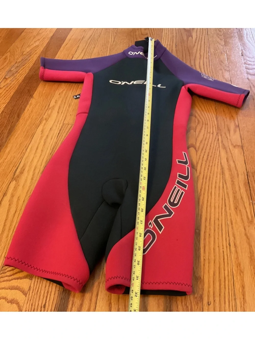 O'Neill Women's Shorty Reactor 2.1mm Wetsuit Youth Size 12 Black